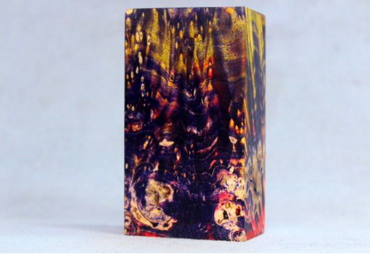 Stabilized Maple Burl Wood Mod Block